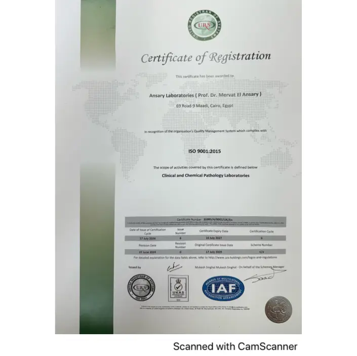 ISO 9001 (The gold standard of care in the clinical laboratory field)